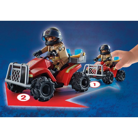 Playmobil City Action 71090 - Brandweer Speed Quad