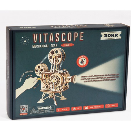 Vitascope Filmprojector, Houten modelbouw, Rokr