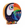 Djeco - Silhouette Puzzel: Coco de Toekan