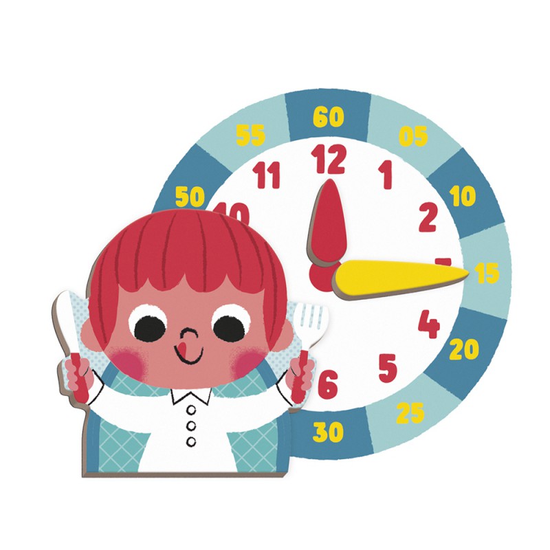 Janod, Magnetibook - Klok kijken