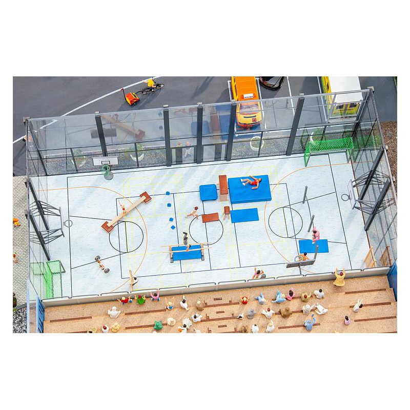 Faller Sporthal interieur, HO