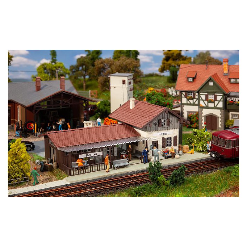 Faller Klein station, incl verlichting, HO 1:87