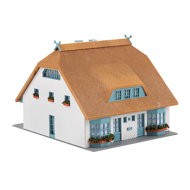 Faller Huis met rieten dak, HO 1:87