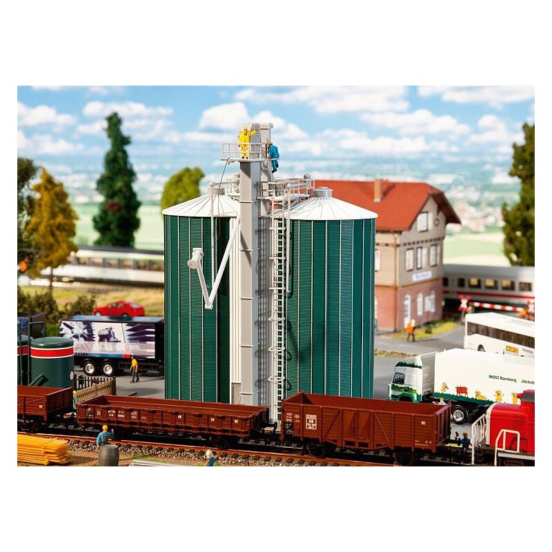 Faller, Dubbele silo, 1:87 H0