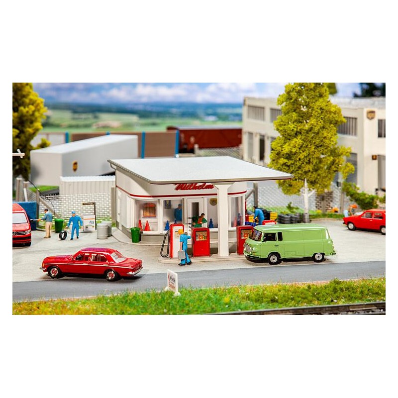 Faller, Tankstation 50er jaren, 1:87 H0