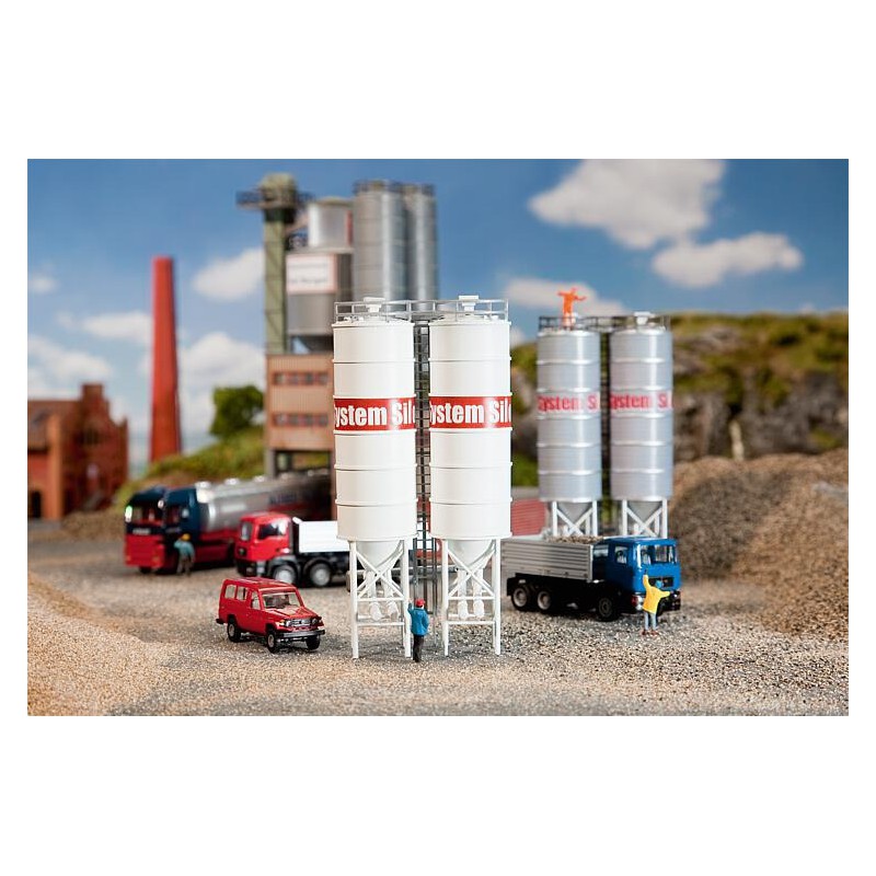 Faller, 2 Industriesilo’s, 1:87 H0