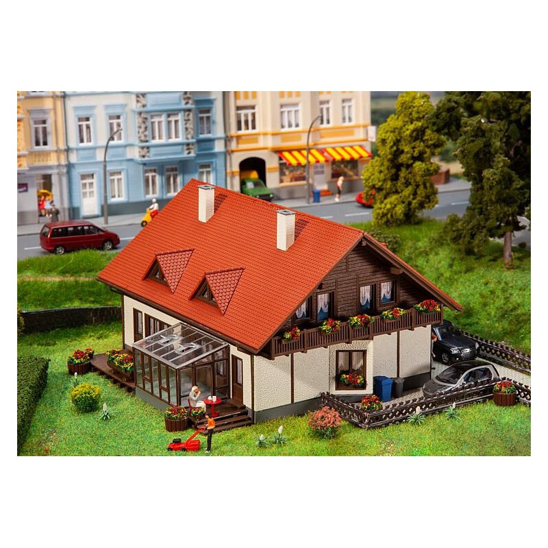 Faller, Dubbel woonhuis Moosgrund, 1:87 H0