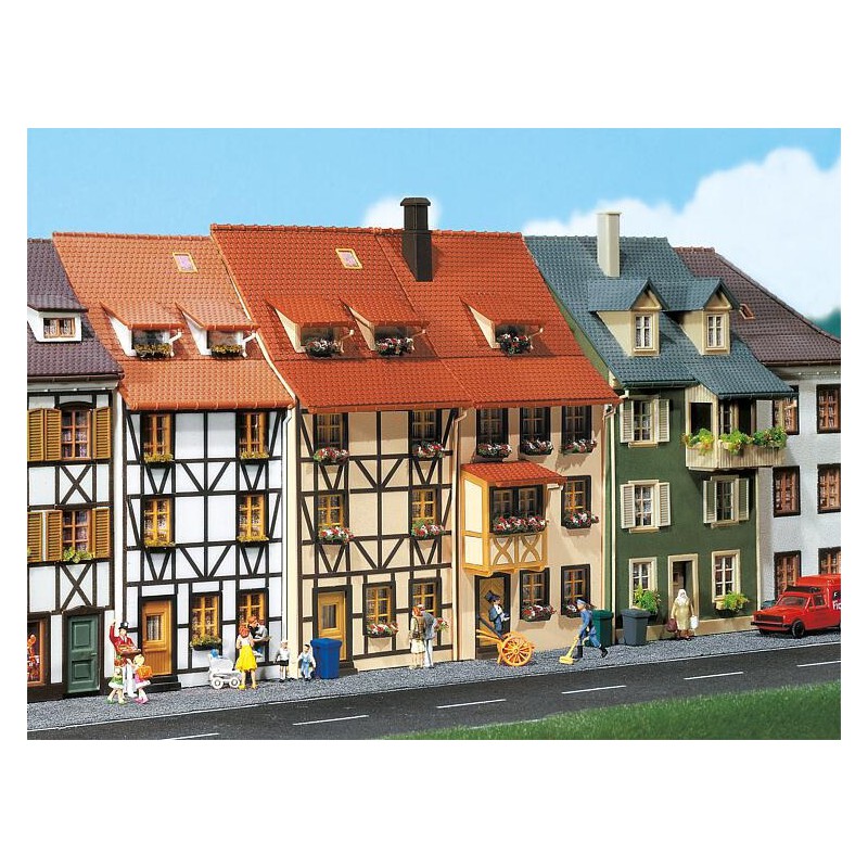 Faller, 2 Reliëfhuizen, 1:87 H0