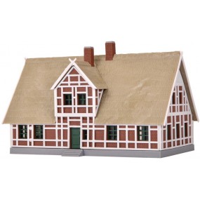 Kibri Huis met rieten dak, N 1:160