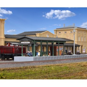 Kibri Perron met LED-verlichting, N 1:160