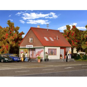Kibri Woonhuis met winkel, HO 1:87