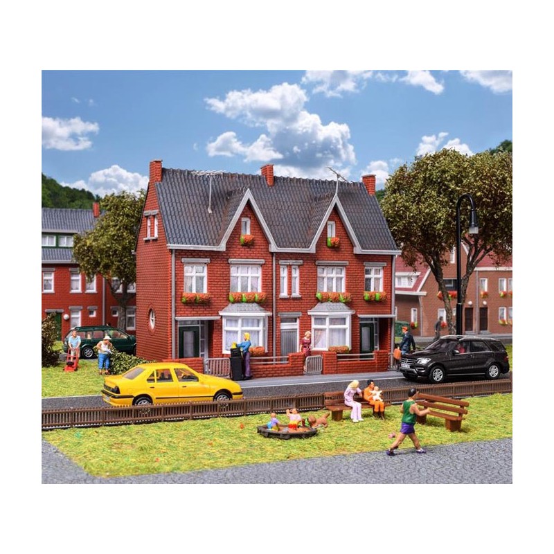 Kibri Huis Bussardstraat in Geleen, HO 1:87