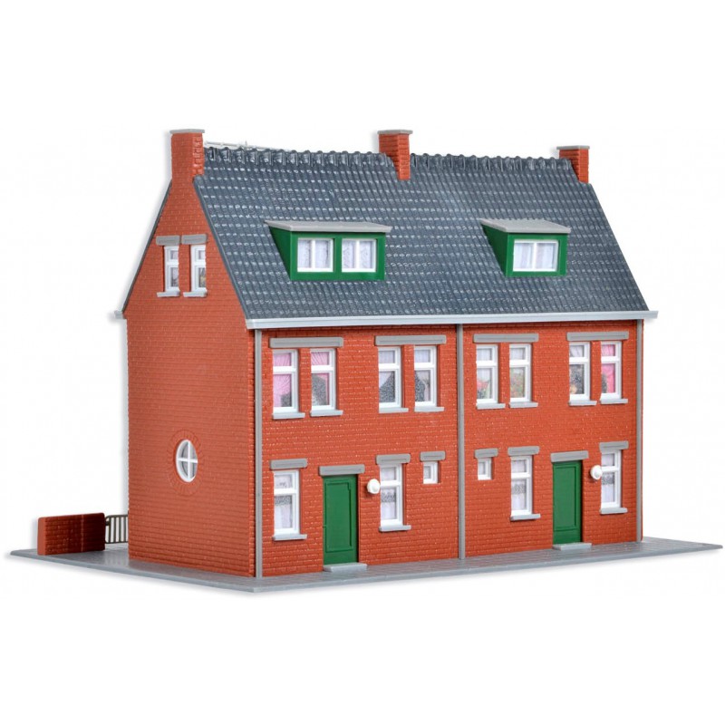 Kibri Huis Bussardstraat in Geleen, HO 1:87