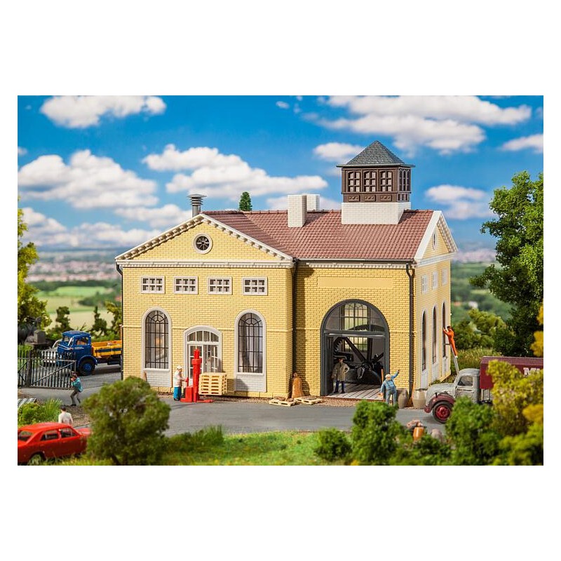 Faller, Krachtcentrale met stoommachine, 1:87 H0