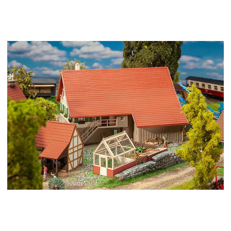 Faller, Groot boerderij woning, 1:87 H0
