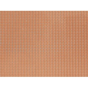 3D structuurfolie dakpannen, rood,  Noch