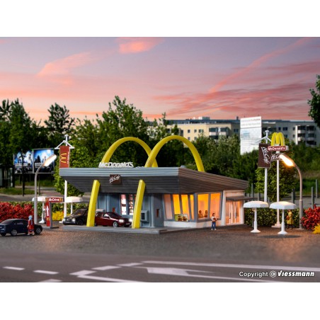 Vollmer, McDonald`s fast food restaurant with McDrive, N 1:160