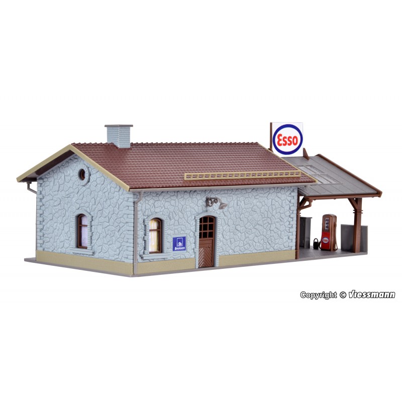 Vollmer, Garage met tankstation, HO 1:87