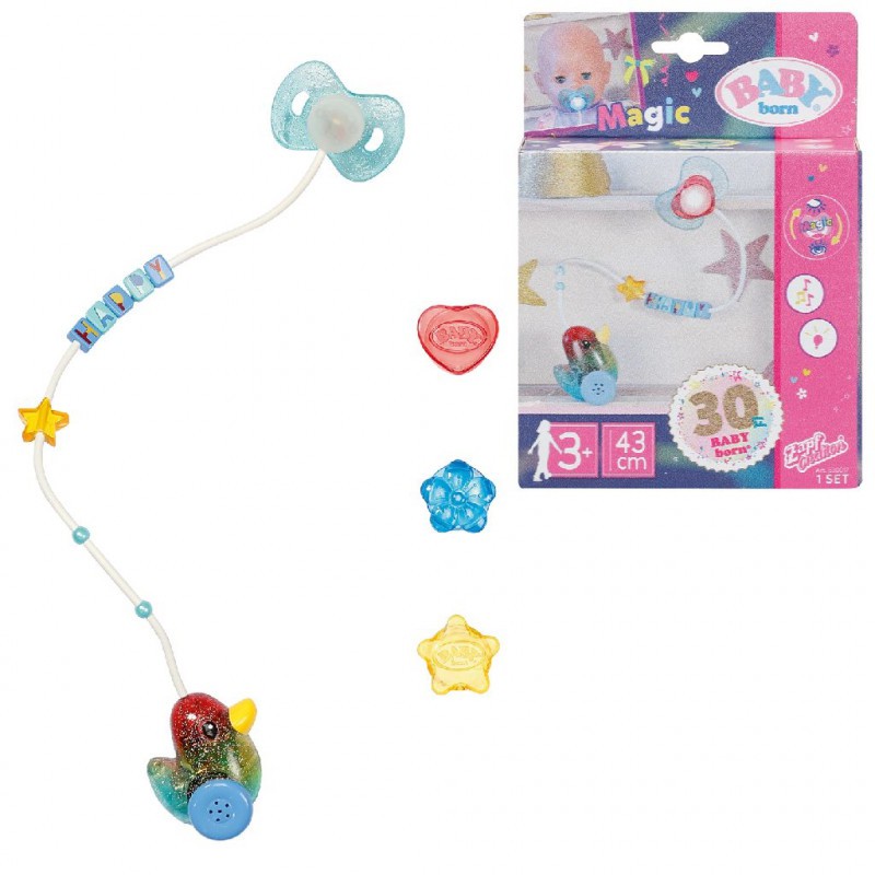 Zapf, BABY born - Birthday Speen met Ketting