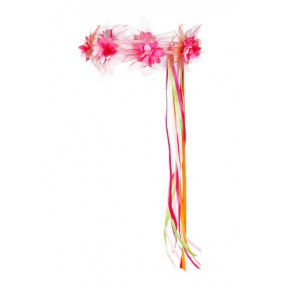 Halo Bloem Paula, roze/fuchsia/oranje, Souza!