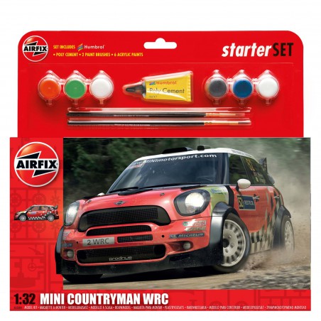 MINI Countryman WRC 1:32, Starter set, Airfix