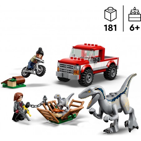 LEGO JURASSIC WORLD - Blue & Beta Velociraptorvangst 76946