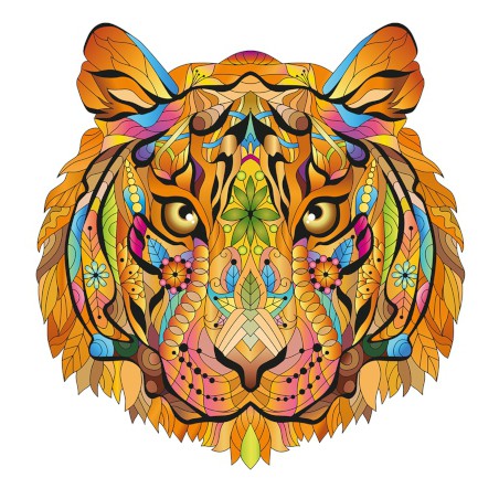 Tiger, Rainbowooden Puzzles