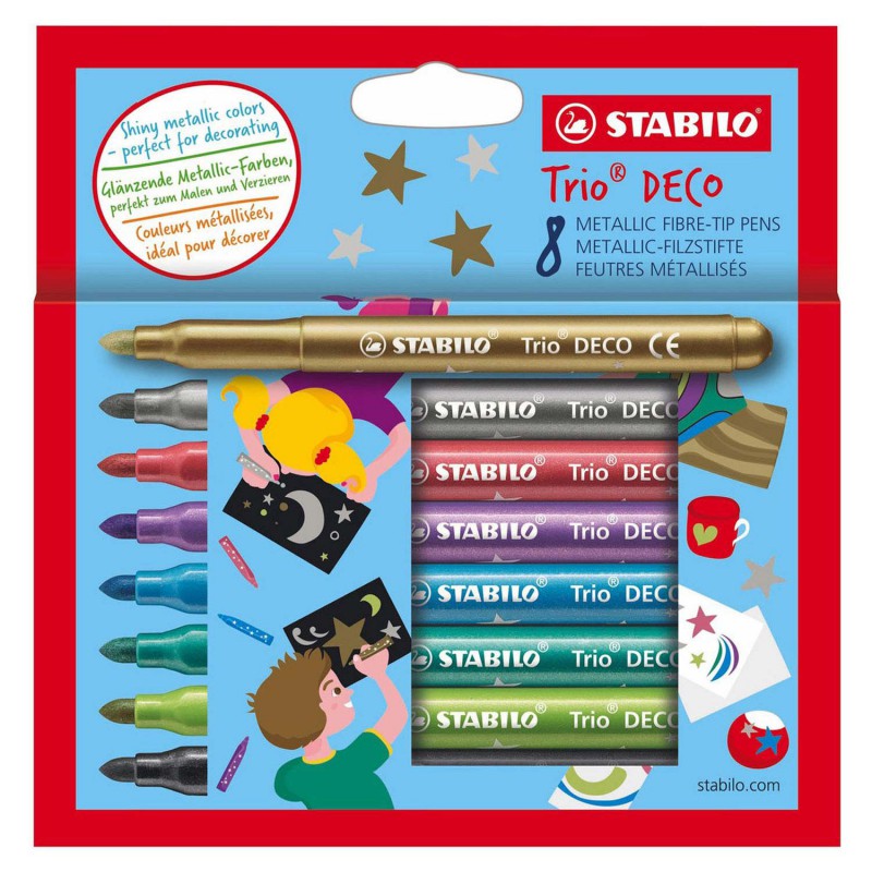 STABILO Trio Deco Metallic Stiften