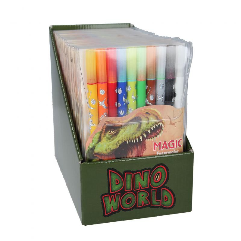 Dino World magic dubbele stiften 10 stuks
