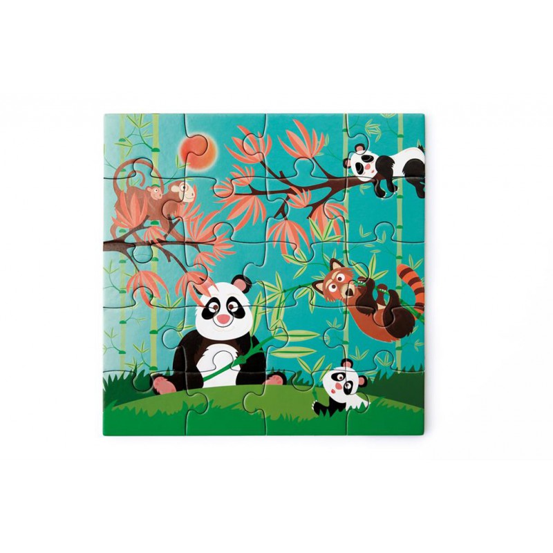 Magnetic puzzle to go: panda, Scratch