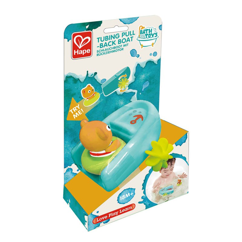 Hape - Tubing Pull-back Boat