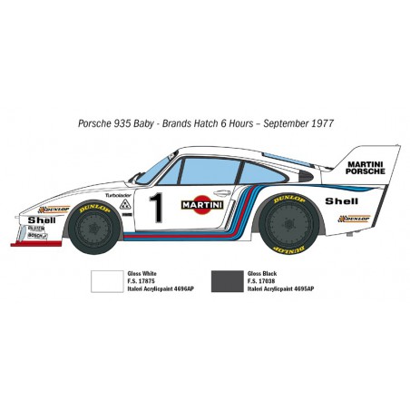 Porsche 935 Baby 1:24, Italeri