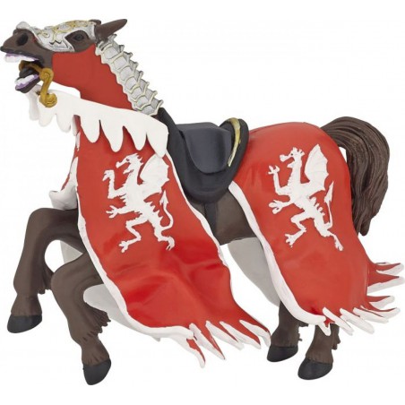 Papo 39388 paard Drakenkoning rood