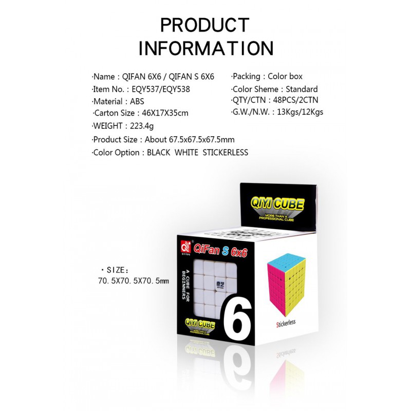 QiYi QiFan 6x6x6