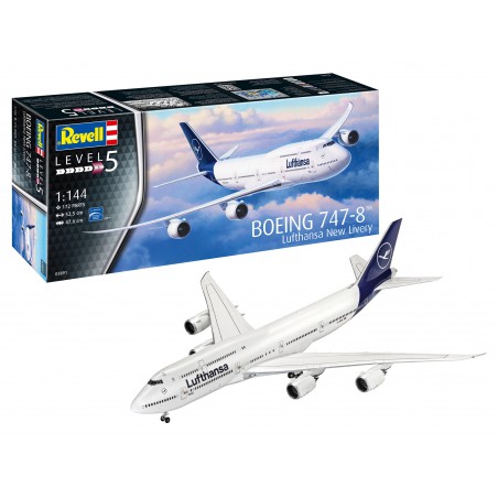 Boeing 747-8 Lufthansa "New Livery" 1:144, Revell