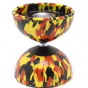 Arlequin Medium Rood/Geel/Zwart - Diabolo, Mr. Babache