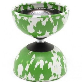 Arlequin Medium Wit/Groen- Diabolo, Mr. Babache