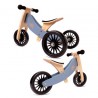 Kinderfeets Houten Loopfiets & Driewieler - Tiny Tot Blauw