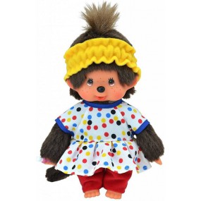 Monchhichi, Kleurrijk Meisje (20cm)