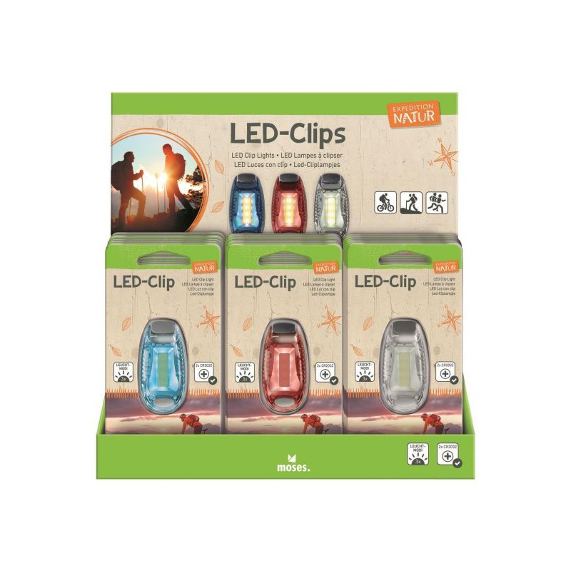 Moses - Expeditie Natuur LED Clip, Licht 3-in-1