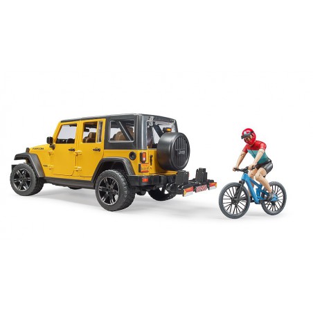 Bruder - Jeep Wrangler met Biker