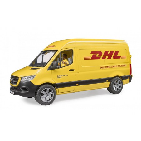 Bruder - DHL Sprinter Bestelauto met Figuur