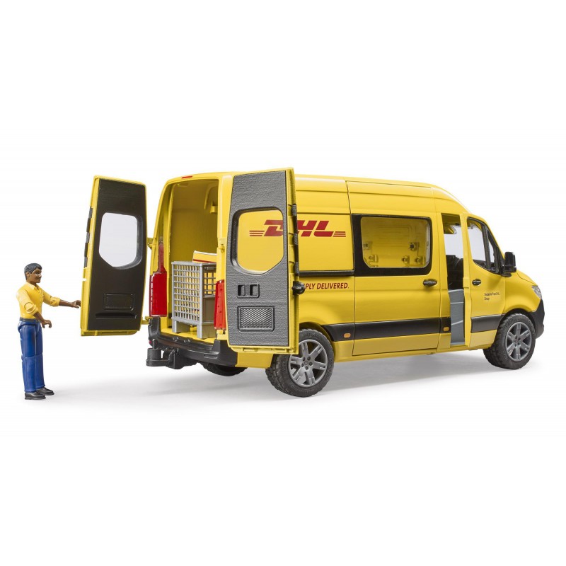 Bruder - DHL Sprinter Bestelauto met Figuur