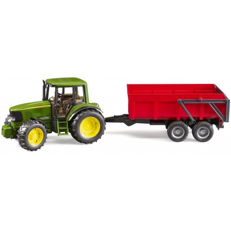 Bruder - John Deere met Kieptrailer