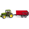 Bruder - John Deere met Kieptrailer