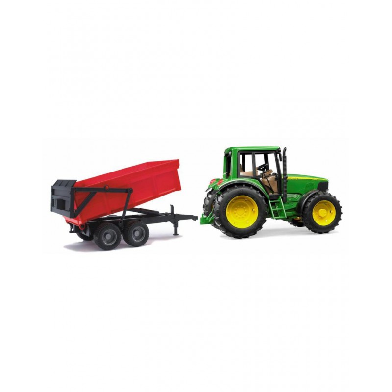 Bruder - John Deere met Kieptrailer