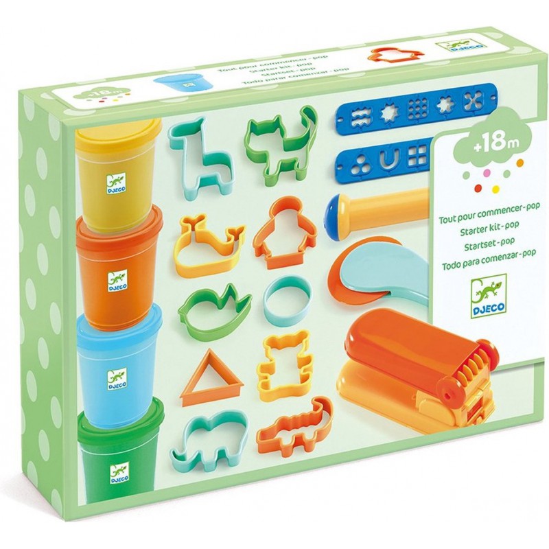 Kleiset 4 Potjes + Accesoires, Djeco