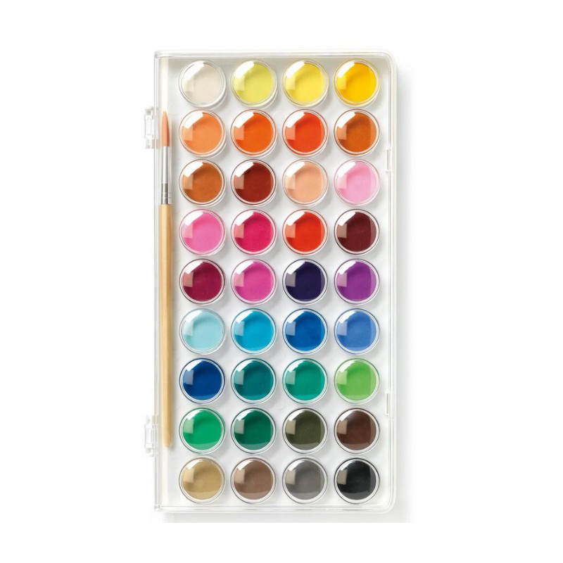 36 Kleuren Plakkaatverf, Djeco