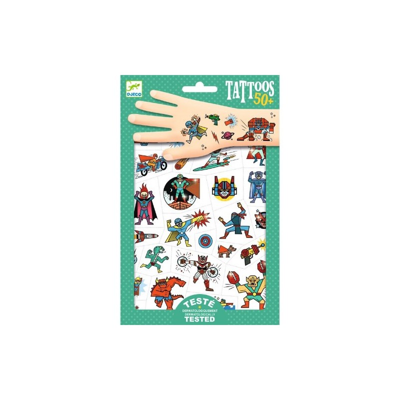 Tatoeages: Helden & Schurken, Djeco