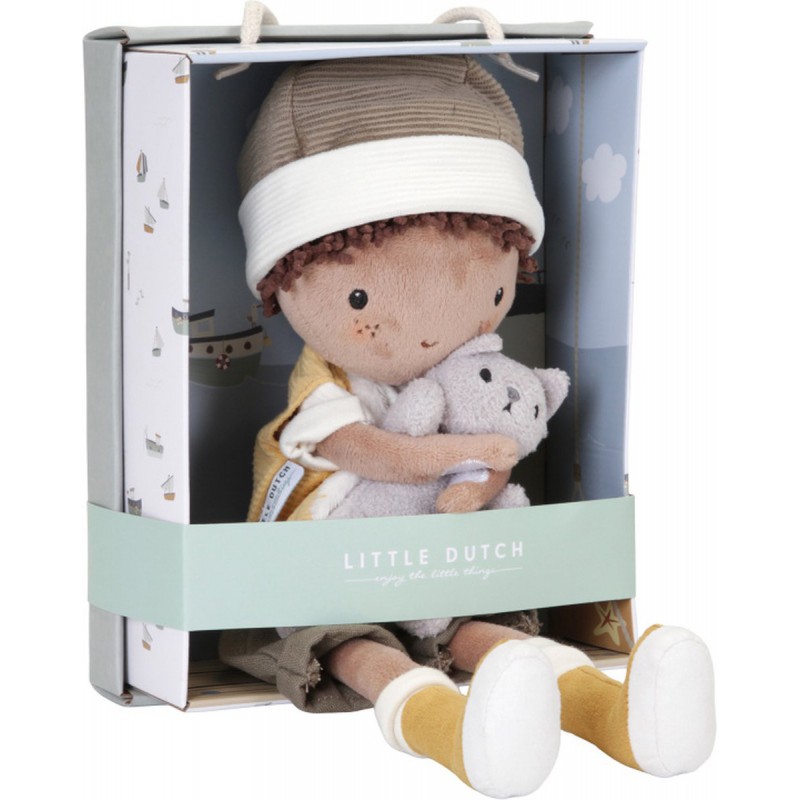 Knuffelpop Jake, 35cm - Little Dutch